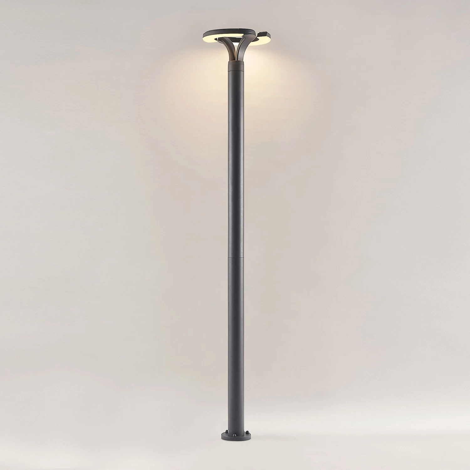 Lindby Keily Lampe Pour Mât LED, Cercle 5 Lindby Keily Lampe Pour Mât LED, Cercle – Image 5