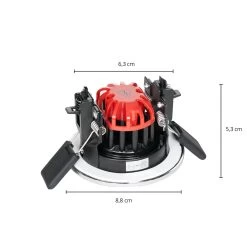 Arcchio Cyrian Lampe Encastrable LED, IP65, Chromé -Déco Lumière Soldes 9934188 5