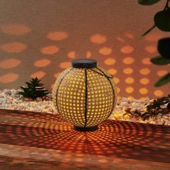 Lindby Lemark Lanterne Solaire LED Sphère Portable -Déco Lumière Soldes 9945519 2
