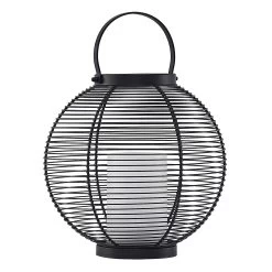 Lindby Mairuna Lanterne Solaire LED Noire, 30,8 cm -Déco Lumière Soldes 9945544 2