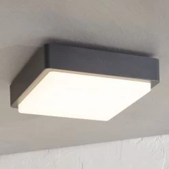 Plafonnier D'extérieur LED Nermin, IP65, Carré