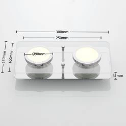 Lindby Gabryl Plafonnier LED à 2 Lampes -Déco Lumière Soldes 9950756 3