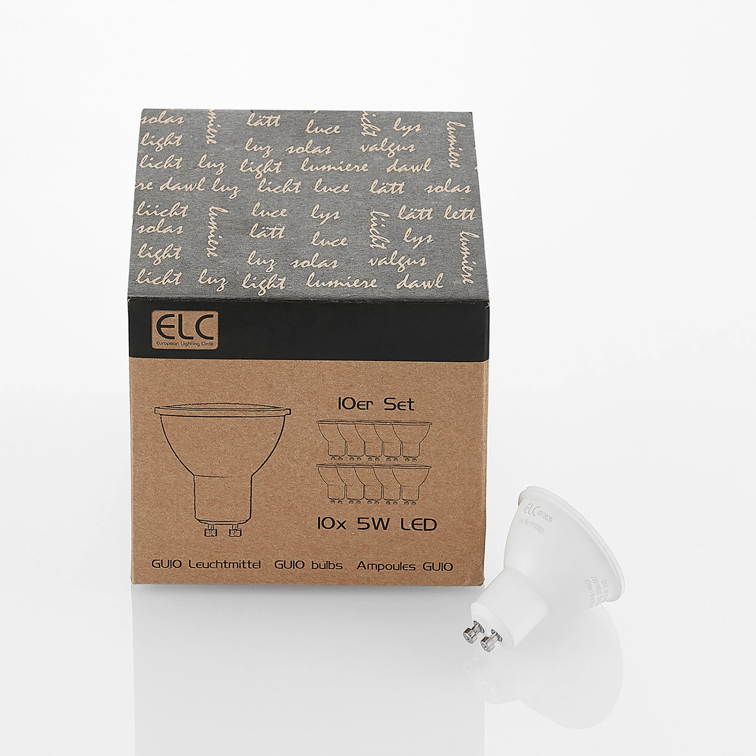 ELC Réflecteur LED GU10 5 W Lot De 10 4 000K 120° 8 ELC Réflecteur LED GU10 5 W Lot De 10 4 000K 120° – Image 8