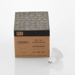 ELC Réflecteur LED GU10 5 W Lot De 10 2 700K 36° -Déco Lumière Soldes 9950888 7