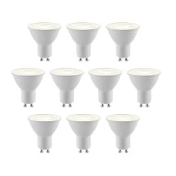 ELC Réflecteur LED GU10 5 W Lot De 10 4 000 K 36°