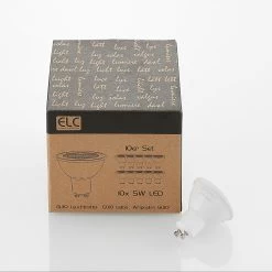 ELC Réflecteur LED GU10 5 W Lot De 10 4 000 K 36° -Déco Lumière Soldes 9950889 7