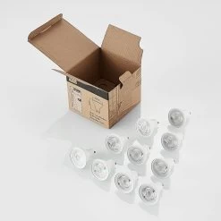 ELC Réflecteur LED GU10 5 W Lot De 10 4 000 K 36° -Déco Lumière Soldes 9950889 8