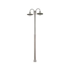 Lampadaire Damion En Inox à 2 Têtes De Lampe -Déco Lumière Soldes 9960019 2