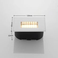 Lucande Applique Encastrable LED Jody, 12 Cm -Déco Lumière Soldes 9969075 3