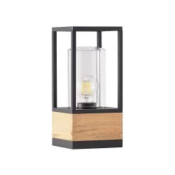 Lucande Enjan Plafonnier D’extérieur En Teck -Déco Lumière Soldes 9969203 2