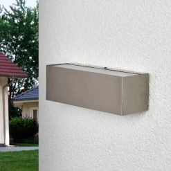 Applique Rectangulaire Alicja Pour L'extérieur -Déco Lumière Soldes 9972030 2