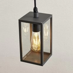 Lindby Filimon Suspension, Gris Foncé, E27 14 Lindby Filimon Suspension, Gris Foncé, E27 -Déco Lumière Soldes 9977049 5