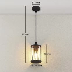 Lindby Yonan Suspension Pour L’extérieur, E27 -Déco Lumière Soldes 9977054 3