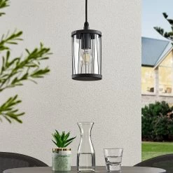 Lindby Yonan Suspension Pour L’extérieur, E27 -Déco Lumière Soldes 9977054 4