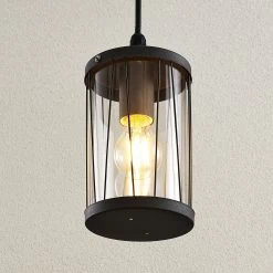 Lindby Yonan Suspension Pour L’extérieur, E27 -Déco Lumière Soldes 9977054 5