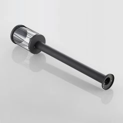 Lindby Yonan Borne Lumineuse Ronde E27, Gris Foncé -Déco Lumière Soldes 9977056 7