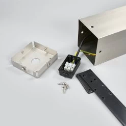 Borne Lumineuse LED Baily En Inox -Déco Lumière Soldes 9988147 7